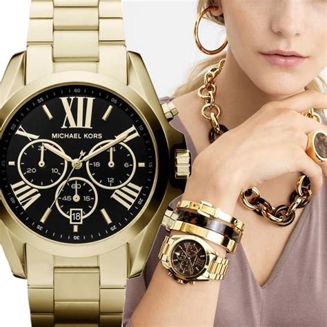 gouden horloge dames michael kors mk5739|michael kors gold tone watch.